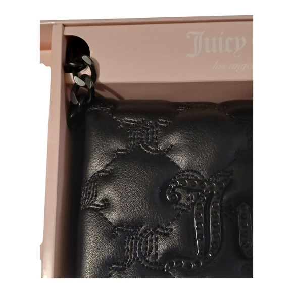 Juicy Couture Black Quilted Crossbody Bag - Picture 7 of 9